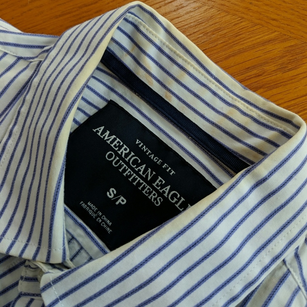 Mens American Eagle Casual Button-Up Shirt - Picture 6 of 6